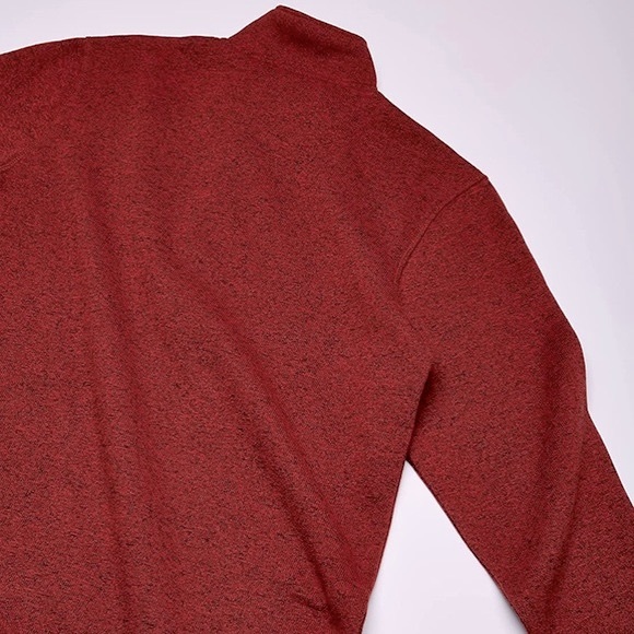 Wrangler Authentics Men's Long Sleeve Fleece Quarter-Zip, Bossa Nova - Picture 5 of 10